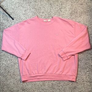 Levi’s Woman’s Pink Long‎ Sleeve Crewneck Size XL